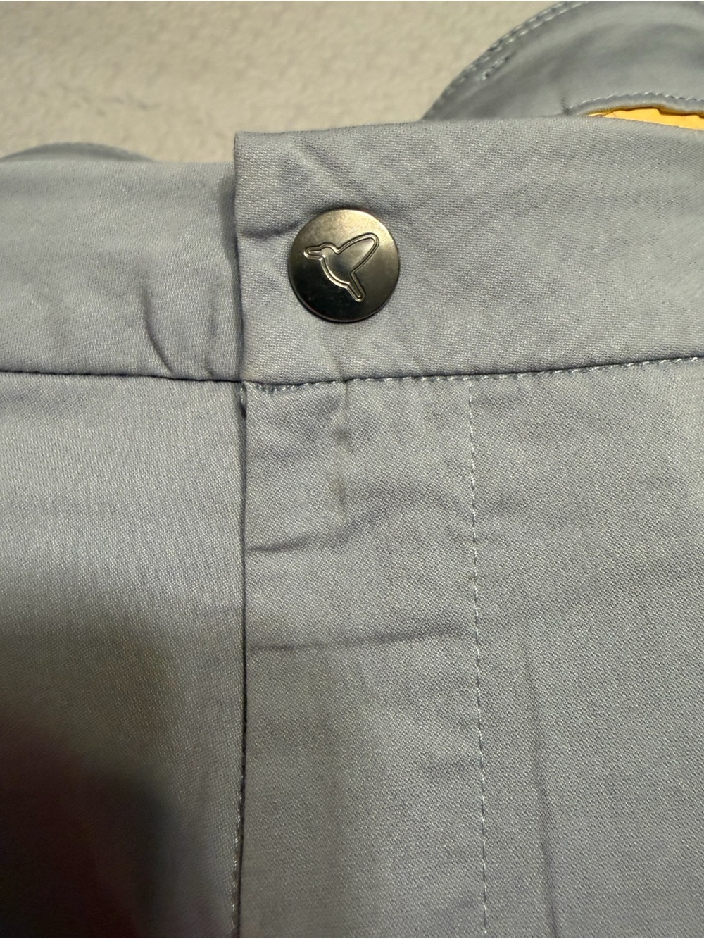 Men’s Birddogs light grey slim fit stretch chinos.